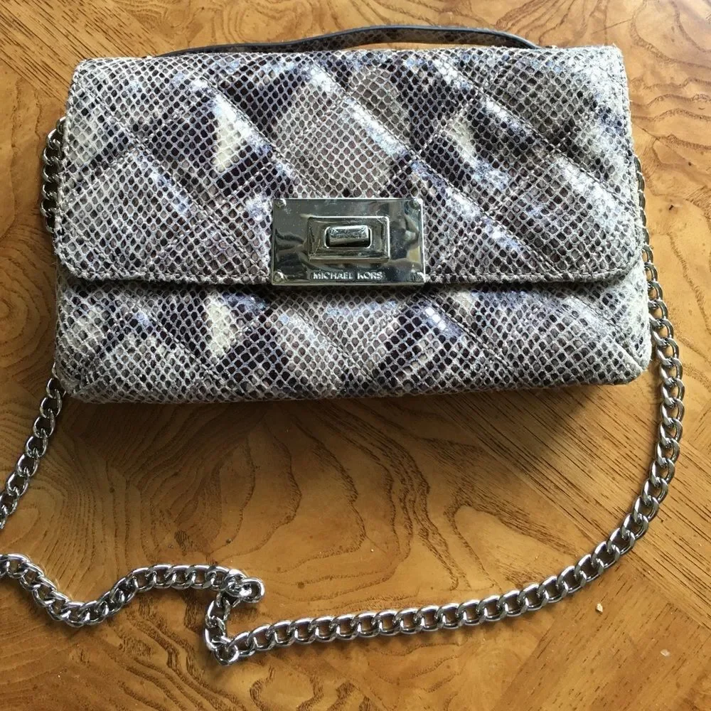 Michael Kors Snakeskin Purse